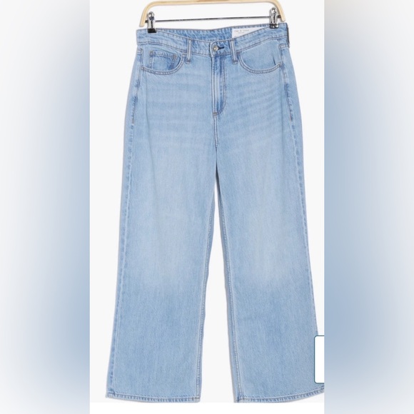 Rag & Bone Lori Mid-Rise Crop Jeans Light Wash BLUE Size 30 NWT Soft Cotton - Picture 3 of 14